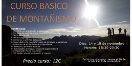 CURSO MONTAÑISMO BASICO